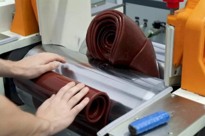 2. Вальцевание смеси